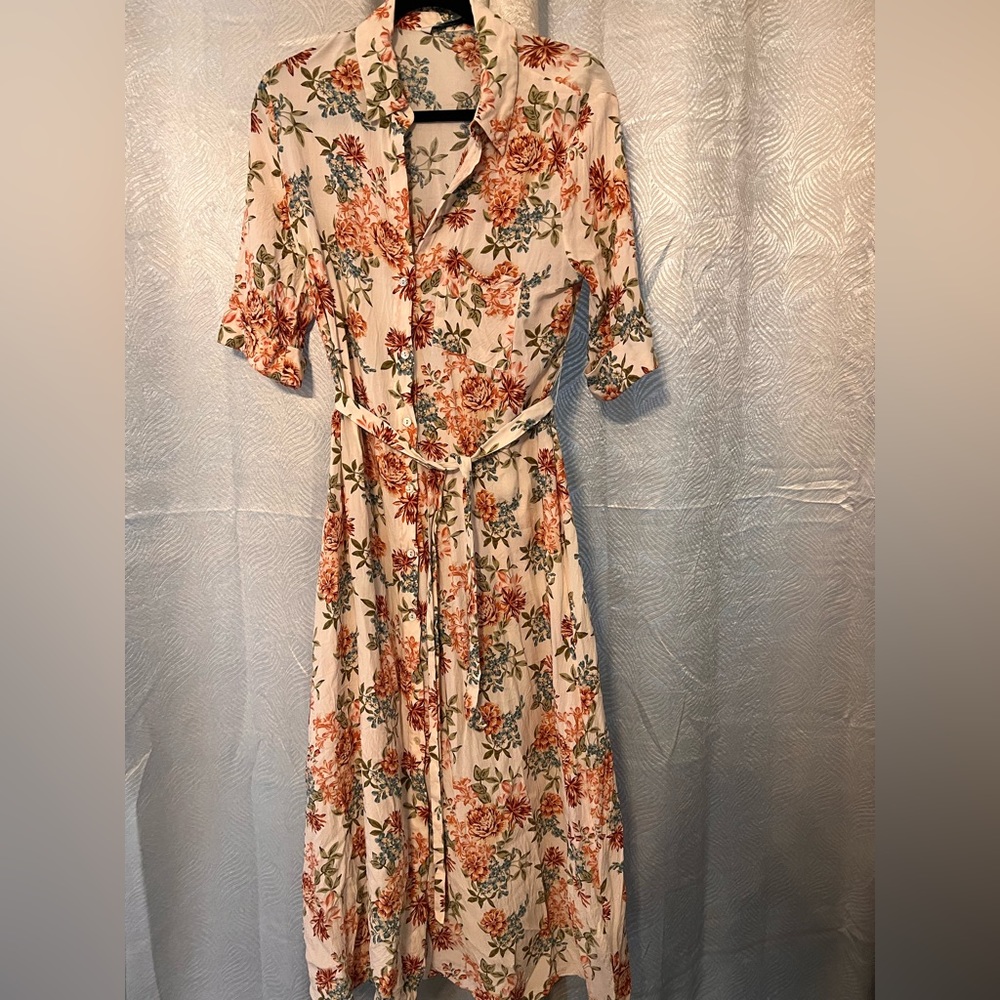 Floral midi dress